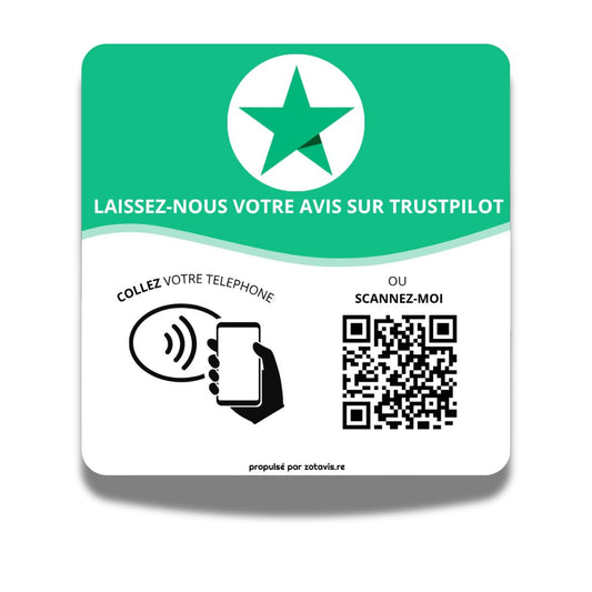 Plaque Trustpilot